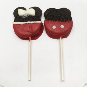 Mickey and Minnie Cookie Pops