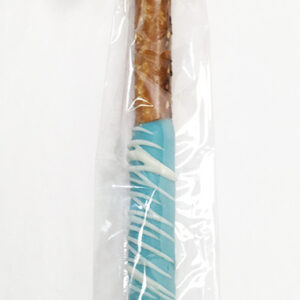 Pretzel Rod Favors Blue with White Drizzle